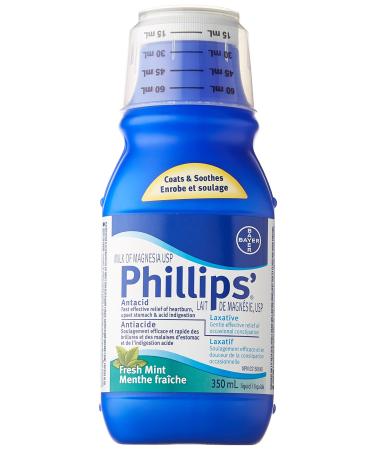 Bayer Phillips Milk of Magnesia Sugar Free Liquid 350ml