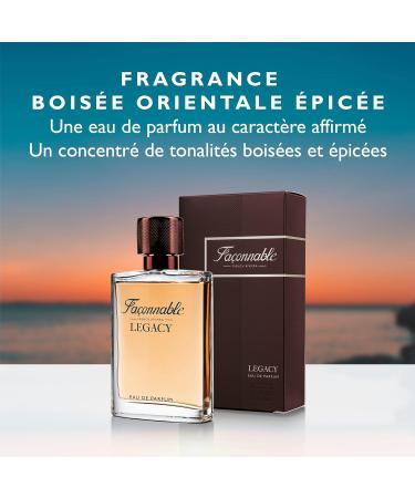 Fa onnable - Legacy 90ml (3 Fl Oz) - Eau de Parfum for Men - Woody Oriental & Spicy Scents Woody Oriental & Spicy 3 Fl Oz (Pack of 1) - Buy Online on GoSupps.com