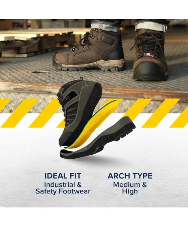 MEGAComfort Anti-Fatigue Mat Shoe Inserts - Size M12 Memory Foam Insoles for Pain Relief & Balance - Ergonomic Design & Shock Absorption - International Shipping Available - Buy Online on GoSupps.com