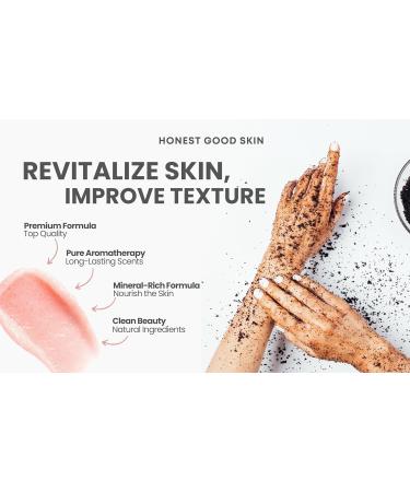 Sea Salt Scrub - 10oz Exfoliating Shea Butter Body Scrub | Dead Skin Removal with Peach Tea Tree & Coffee - Buy Online on GoSupps.com