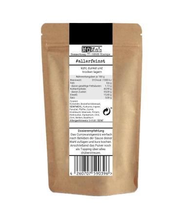 allerFeinst! Currywurst Spice - Premium Curry Powder for Sauce & Topping - 100g International Shipping Available - Buy Online on GoSupps.com
