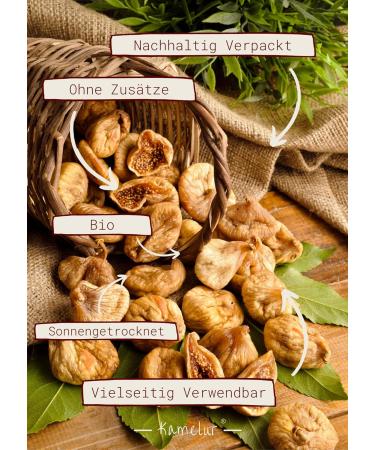 1kg of dried organic figs without additives from Spain NEW HARVEST natural figs of the best organic quality - Buy Online on GoSupps.com