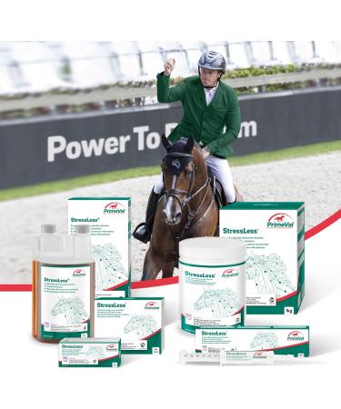 Primeval Stressless Horse - Natural Trimagnesium Citrate & Chicory Fiber for Calm Transport & Vet Visits - 500g Powder Supplement - Buy Online on GoSupps.com