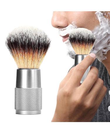 Harilla Men's Beard Shaving Brush - Professional Foam & Cream Brush for Fathers & Husbands - Silver - Buy Online on GoSupps.com