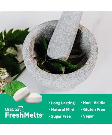 OraCoat FreshMelts Sweet Mint Stick-on Breath Fresheners - 60 Count Pack - Buy Online on GoSupps.com