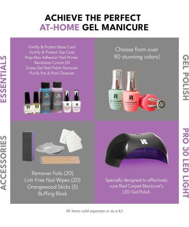 Red Carpet Manicure Fortify & Protect Blooming Gel | Infused with Vitamin A & Biotin | Blooming Gel | 0.30 Fl. Oz. - Buy Online on GoSupps.com