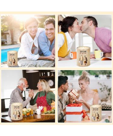 Happy Anniversary Romantic Candle Gift | Wedding Anniversary Gifts for Couples | Lavender Candle with 50 Hours Burn Time - Buy Online on GoSupps.com