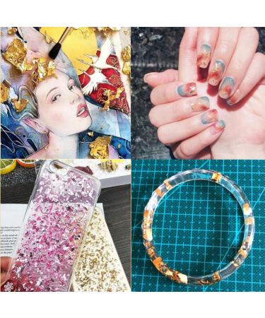 Tamicy 500 Sheets Metallic Gold Foil Leaf Paper - Craft & Decorate with 10 Colors - Ideal for Slime, Gilding, Nail Art, Painting & DIY Projects - Buy Online on GoSupps.com