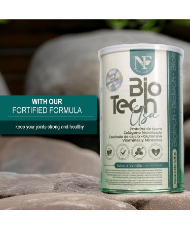 NATURAL FLASH Biotech USA - Whey Protein with Hydrolyzed Collagen Calcium Caseinate Glutamine Vitamins & Minerals | Supports Muscle Recovery and Joint Health | 21.2 oz (600 g) - Buy Online on GoSupps.com