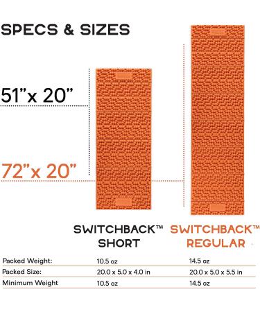 NEMO Switchback Foam Sleeping Pad | Regular Size - Buy Online on GoSupps.com
