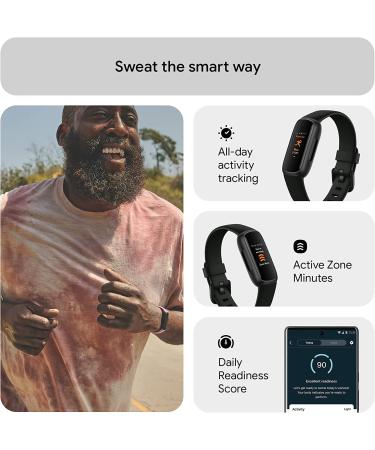 Fitbit Inspire 3 Health & Fitness Tracker with Stress Management - Black/Midnight Zen - Buy Online on GoSupps.com