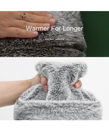 Bonilife 2L Hot Water Bottle with Cover for Period Pain Relief - BrownWhite - Buy Online on GoSupps.com