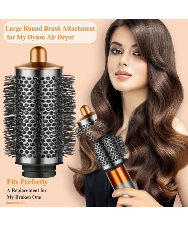 YTCHYYSK Large Round Volumizing Brush Attachment for Dyson Airwrap - Bigger Oval Brush for Fluffing and Volumizing Hair - Buy Online on GoSupps.com
