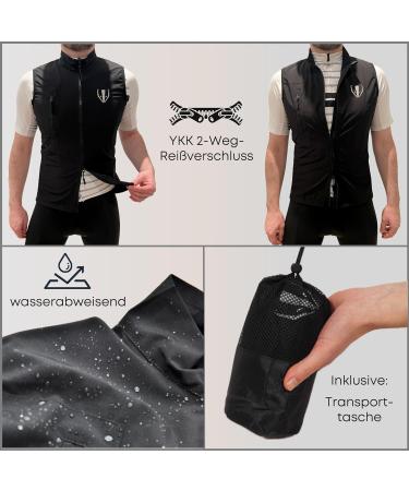 DACHS Ultralight Cycling Gilet | Breathable Water-Repellent Reflective Vest for Men | Lightweight Cycling Gear RG01/H XS - Buy Online on GoSupps.com