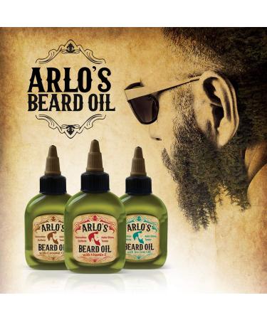 Arlo 99% Natural Beard Oil 2.5oz - Pro-Growth Enhancer for Thicker Beard Growth - Buy Online on GoSupps.com