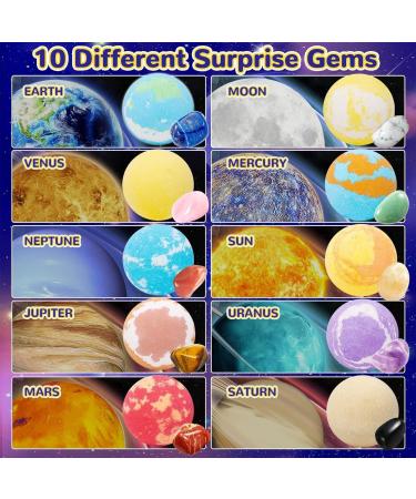Bombes de bain avec jouets l'int rieur 10 pi ces/ensemble 60 g bombes de douche ingr dients naturels boules bain plan te avec jouet cach l'int rieur pour gar ons et filles avec jouets do - Buy Online on GoSupps.com