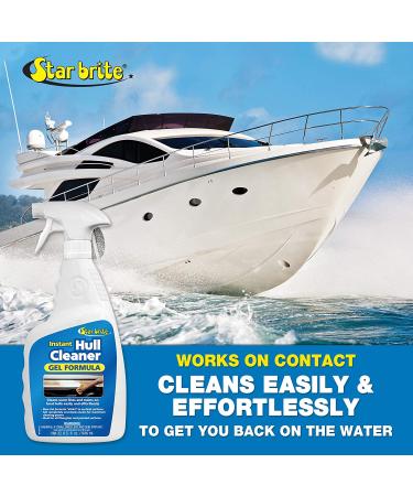 Star Brite Instant Hull Cleaner - 32 Oz Gel Spray, Removes Stains From Boat Hulls, Fiberglass, Plastic & Painted Surfaces - Buy Online on GoSupps.com