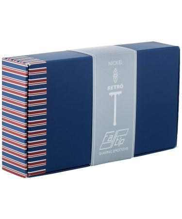 Fatip Classic Retro Nickel Plated Open Comb Razor - Large 1 Piece | Best International Shipping - Buy Online on GoSupps.com