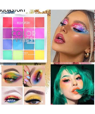 Blendable Eye Shades - Non-Irritating High Pigmented Eye Shades with 16 Colors Yong Girls Beauty Products for Gathering Dating Home Working Shopping Traveling Hersil - Buy Online on GoSupps.com
