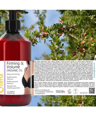 Oïléna - Bust inTense Oil | Increases Breast Elasticity and Volume | 100% Natural with Almond and Rosehip | Improves Breast Shape | Regenerates Skin Tissue | 250 ml - Buy Online on GoSupps.com