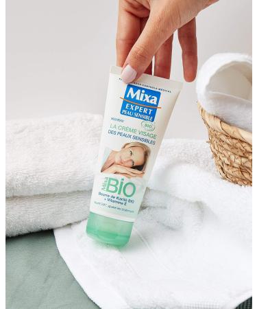 Mixa BIO - Face Cream for Sensitive Skin - 100 ml - Pack of 2 - Buy Online on GoSupps.com