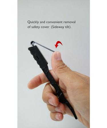 Chen G Professional Disposable Razors for Men - Precise Hair & Beard Shaping (Pack of 10) - Stainless Steel Straight Single-Edge Blade with Safety Lock - Smooth Shave Barber Razor - Buy Online on GoSupps.com