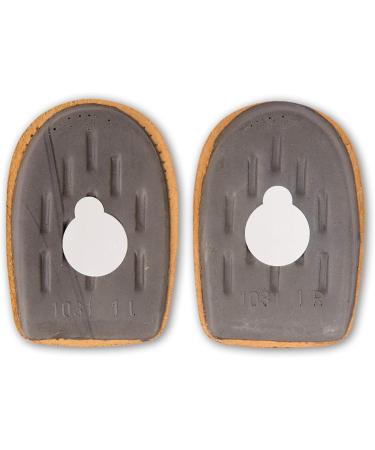 Tacco Footcare Level Step Leather Heel Cushions | Leg Correcting Aid for Shoes & Boots | Self-Adhesive Orthotic Pads (41-43 EUR / 8-10 M US) - Buy Online on GoSupps.com
