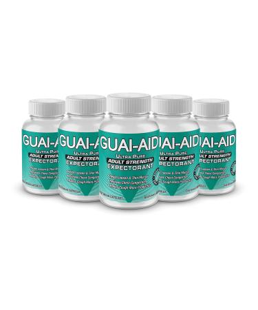 500 Guai-Aid  600mg Ultra-Pure Guaifenesin Veg Capsules