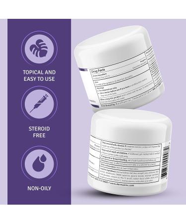 DermaZinc Therapy Cream - Skin Disorder Relief for Psoriasis, Dermatitis, Eczema - 4oz - Buy Online on GoSupps.com