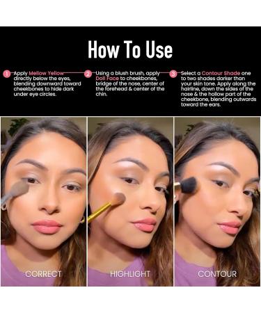 Frankie Rose Pro Contour Palette - Long-Wearing Matte Highlights & Contours for All Skin Types - International Shipping Available - Buy Online on GoSupps.com