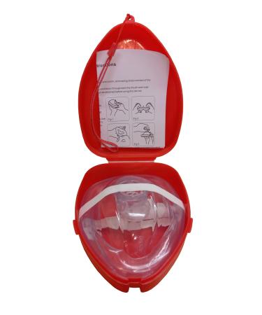 Pocket CPR Resuscitation Face Mask with Valve 1 Count (Pack of 1)