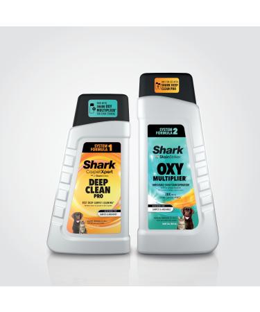 Shark PXCMBUNDLE StainStriker Complete Bundle for Shark StainStriker portable cleaners for carpets & area rugs eliminates pet messes and odors 32oz OXY Multiplier and 16oz Deep Clean Pro