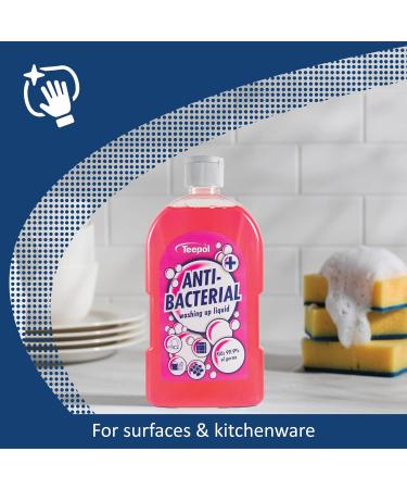 Teepol Fruity Anti-Bacterial Washing Up Liquid | Effective Kitchen Cleaner - Buy Online on GoSupps.com