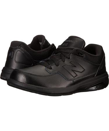 New Balance Men's 813 V1 Walking Shoe 9.5 Black/Black - Lace-up Comfort and Support - Buy Online on GoSupps.com
