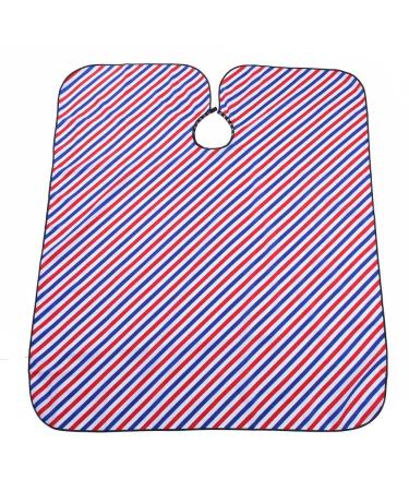Sonew Hair Salon Capes Waterproof Oilproof Professional Salon Haircut Cape with Snap Closure for Hair Cutting & Styling Diagonal Stripes