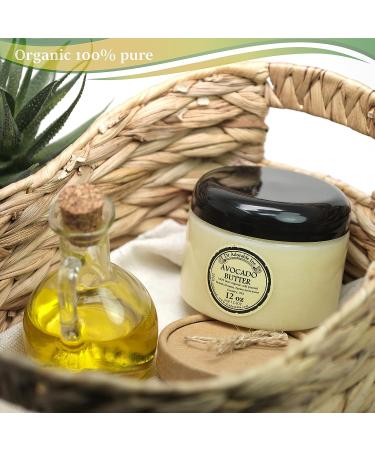 Dr. Adorable 100% Organic Refined Raw Avocado Butter 12 Oz - Pure and Natural - Buy Online on GoSupps.com