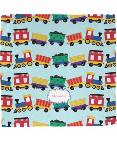 Personalized Trains Washcloth | Custom Kids Bath Towels | YouCustomizeIt - Free International Shipping - Buy Online on GoSupps.com