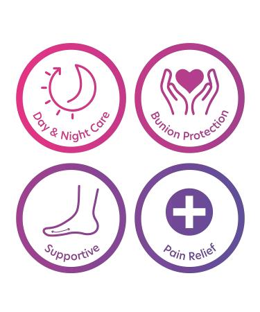 JFA Medical Bunion Corrector Splint - Adjustable Day/Night Support for Pain Relief and Toe Protection - Buy Online on GoSupps.com