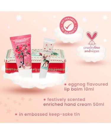 Cath Kidston Beauty Shine Bright Hand & Lip Tin - 50ml Hand Cream & 10ml Lip Balm | Shop Internationally - Buy Online on GoSupps.com