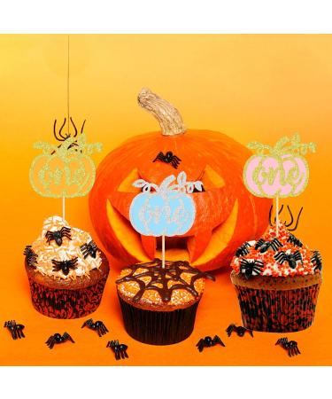 Ercadio 24 Pack Pumpkin One Cupcake Toppers Fall Pumpkin One Cupcake Picks Pumpkin 1st Cupcake Decors for Thanksgiving Day Theme Baby Shower Birthday Party Cake Decor Supplies B-pumpkin One - Buy Online on GoSupps.com