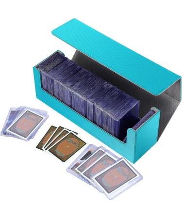 Weewooday 2 Piece Deck Card Storage for 400+ Cards - Top Loader for Trading Cards - TCG & MTG Storage Box - Gray and Blue - Buy Online on GoSupps.com