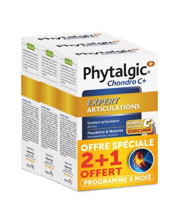 NUTREOV - Phytalgic+ Chondro C+ - Joint Comfort, Flexibility and Mobility - Food Supplement with Natural Ingredients - Made in France - 180 Capsules