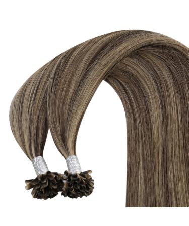 Youngsee Keratin Bonding Extensions - Real Hair U Tip 55cm - Brown & Blonde Shades - Hot Fusion 50g - Buy Online on GoSupps.com