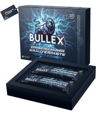 BULLEX Natural Potency Agent for Men - Testosterone Booster Sex Oral Jelly Gel Extra Strong & High Dose with Ginseng - Erection Aid for Men Instant E