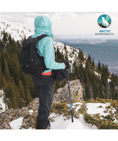 Buy Arctic Adventures Co. Lightweight Aluminum Snowshoes for Men & Women - Adjustable Sizes & Trekking Poles | International Shipping - Buy Online on GoSupps.com