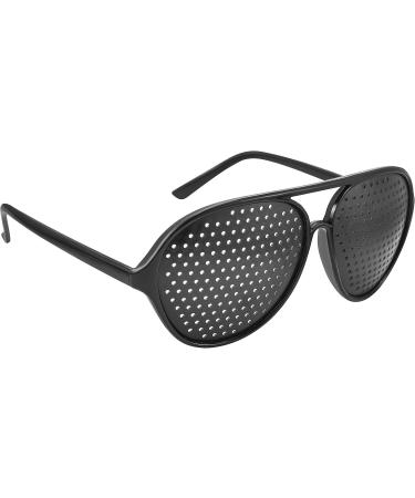 Webbomb Hole Glasses | Grid Eye Trainer | Pinhole Relaxation Glasses with Foldable Temples Model P - International Shipping - Buy Online on GoSupps.com