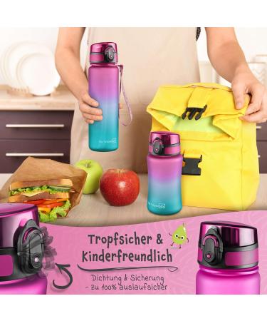 Buy My Vesperbox Minny Leak-Proof Children s Water Bottle - 350ml 500ml 750ml - BPA Free Tritan with Straw/Sieve - Perfect for Kindergarten & School - Purple/Blue - Buy Online on GoSupps.com