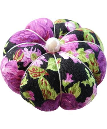 CUSHYSTORE Floral Wrist Pin Needle Cushion Pincushion with Adjustable Strap - Purple - Buy Online on GoSupps.com