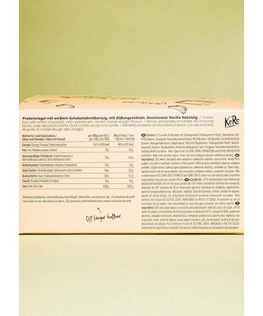 Buy KoRo Moritz Protein Bar Vanilla 12-Pack (12 x 60g) - Delicious Cookie Dough Flavor for Energy & Nutrition | International Shipping Available - Buy Online on GoSupps.com