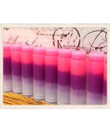 Bulk Handmade Strawberry & Cotton Candy Lip Balms - Pink & Purple Flavors (20 Count) | Worldwide Shipping - Buy Online on GoSupps.com